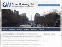 Tablet Screenshot of greer-wong.co.nz